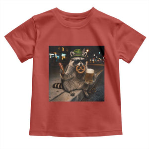 Funny Oktoberfest Raccoon Toddler T Shirt Cute Trash Panda Beer Festival Bavarian Gift