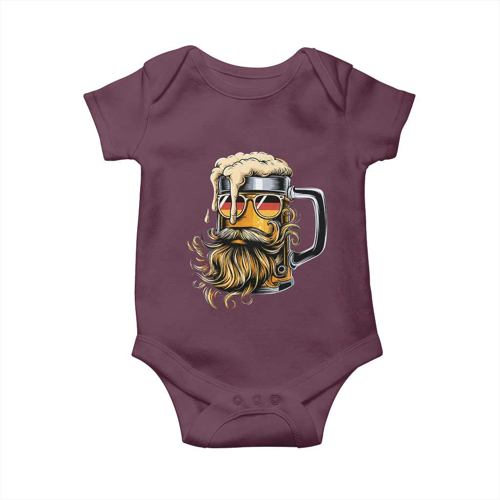 Funny Oktoberfest Beer Lover Gift Baby Onesie Cool German Beer Mug