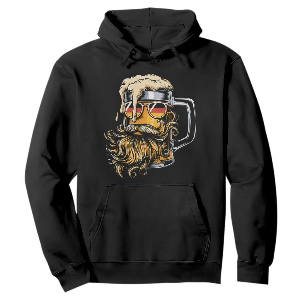 Funny Oktoberfest Beer Lover Gift Hoodie Cool German Beer Mug TS12 Black Print Your Wear