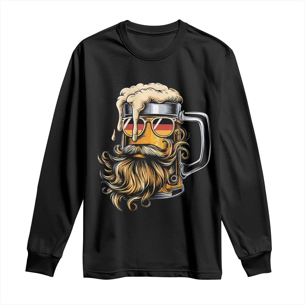 Funny Oktoberfest Beer Lover Gift Long Sleeve Shirt Cool German Beer Mug TS12 Black Print Your Wear