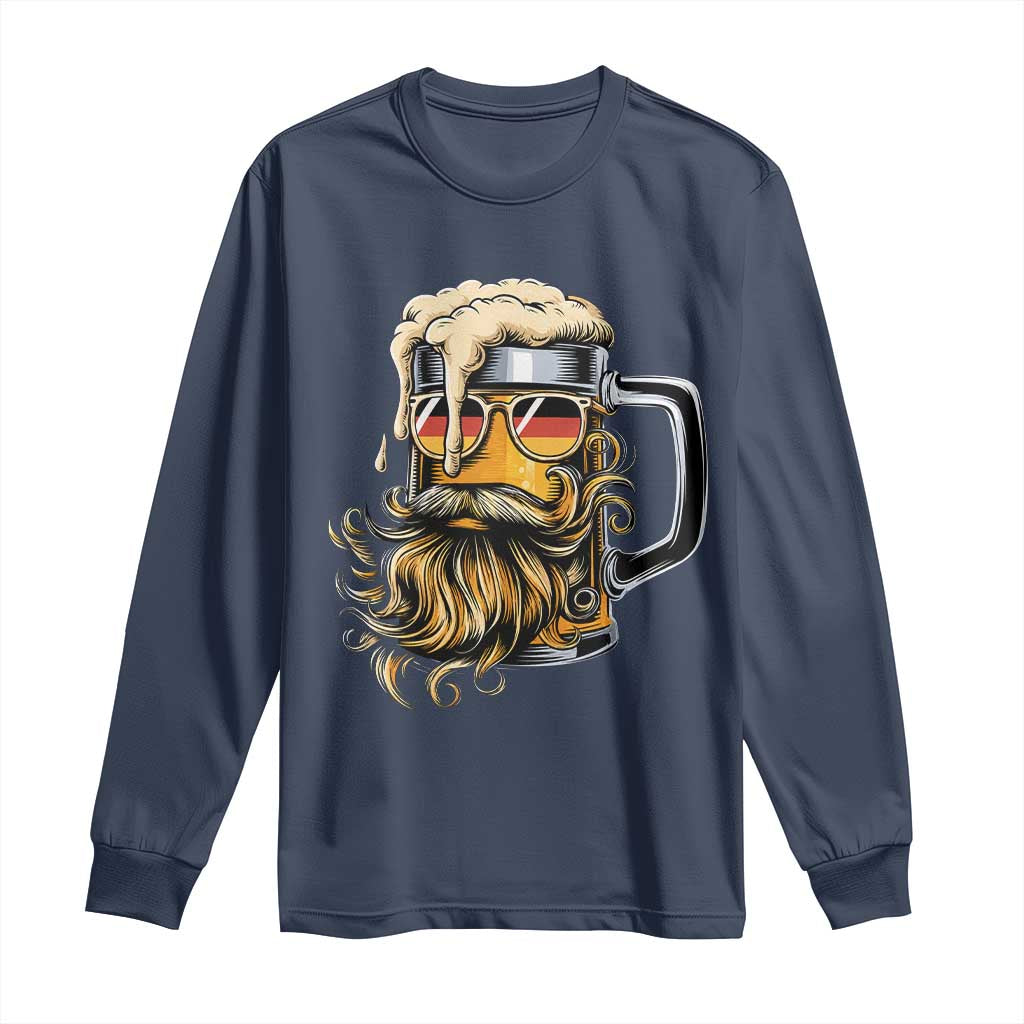 Funny Oktoberfest Beer Lover Gift Long Sleeve Shirt Cool German Beer Mug