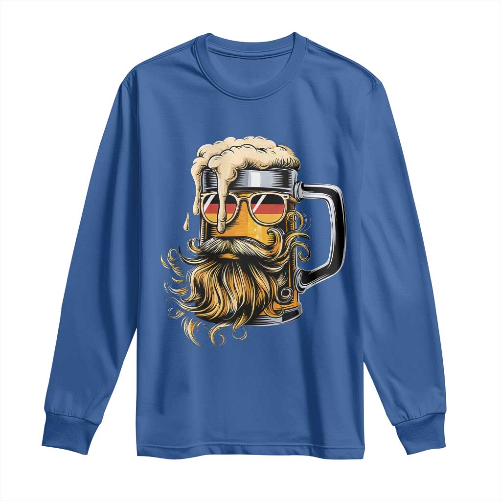 Funny Oktoberfest Beer Lover Gift Long Sleeve Shirt Cool German Beer Mug