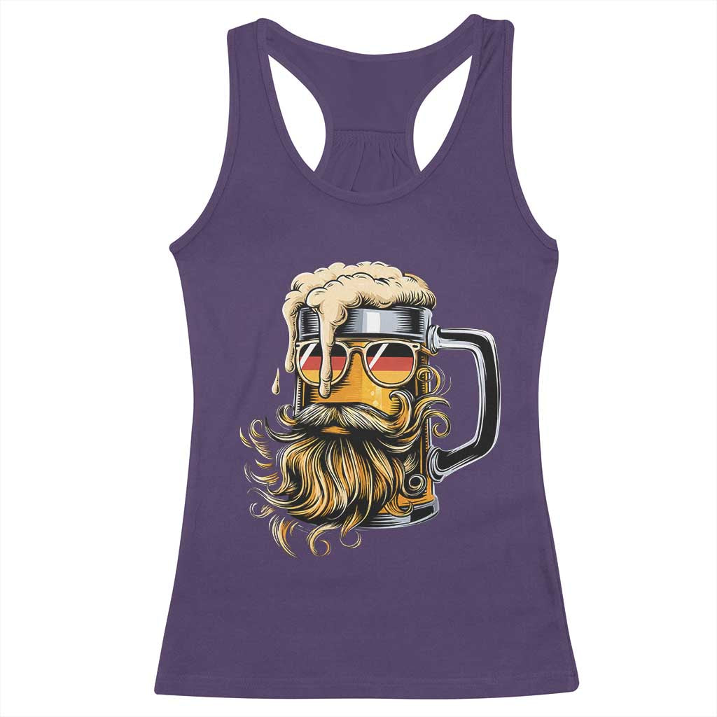 Funny Oktoberfest Beer Lover Gift Racerback Tank Top Cool German Beer Mug