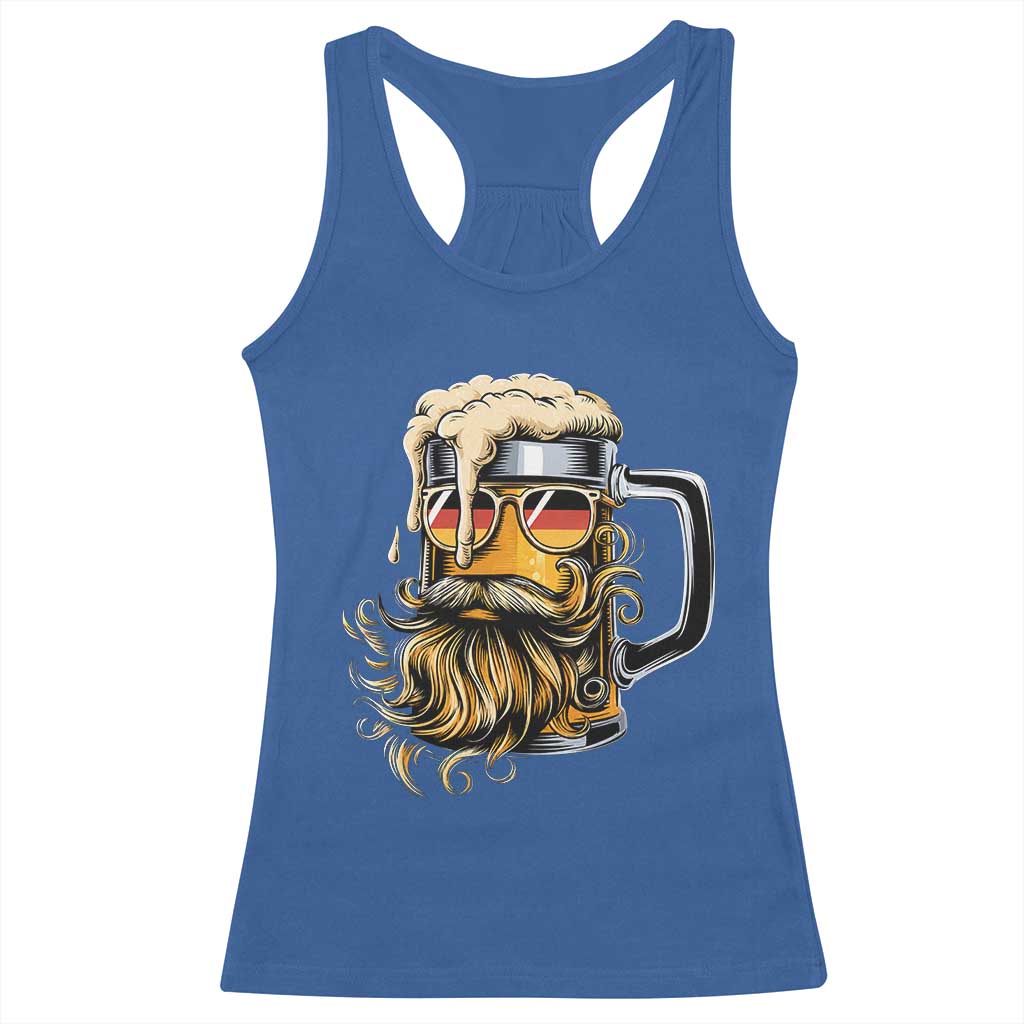 Funny Oktoberfest Beer Lover Gift Racerback Tank Top Cool German Beer Mug