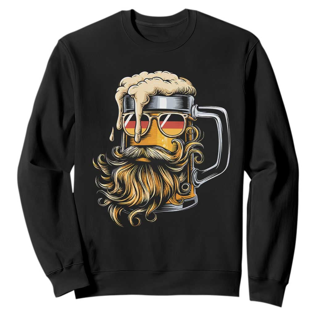 Funny Oktoberfest Beer Lover Gift Sweatshirt Cool German Beer Mug TS12 Black Print Your Wear
