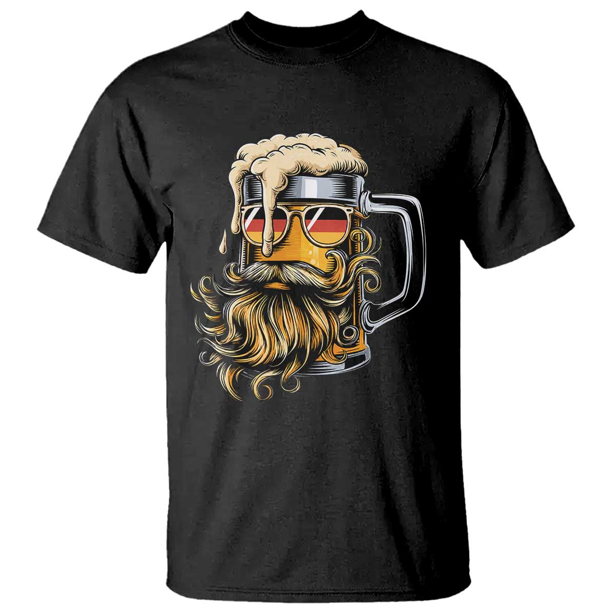 Funny Oktoberfest Beer Lover Gift T Shirt Cool German Beer Mug