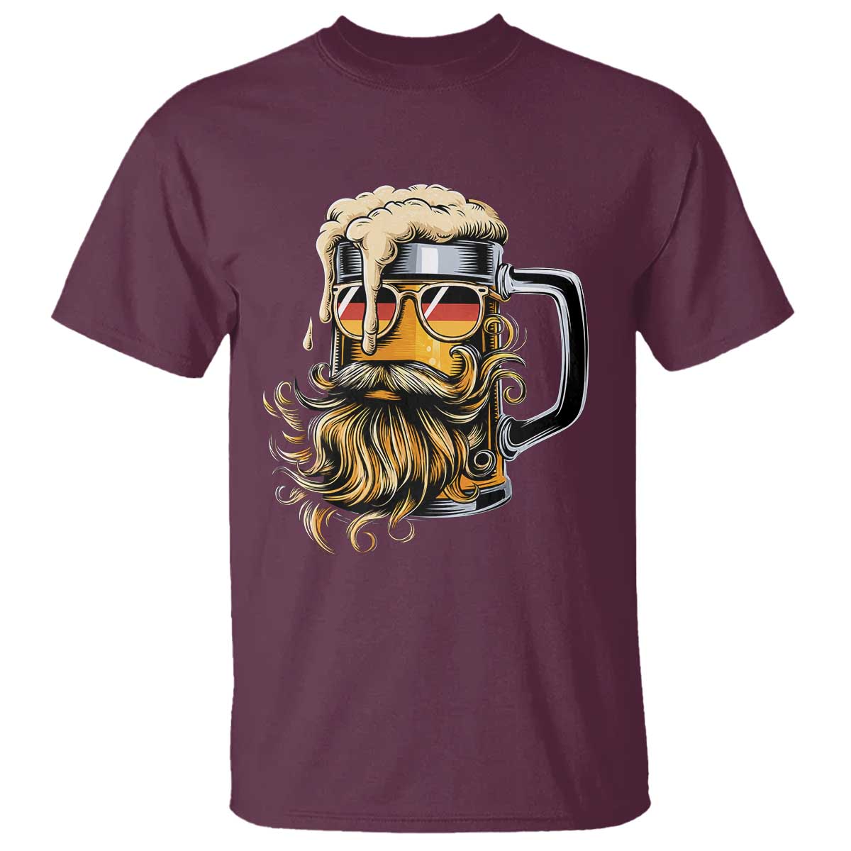 Funny Oktoberfest Beer Lover Gift T Shirt Cool German Beer Mug
