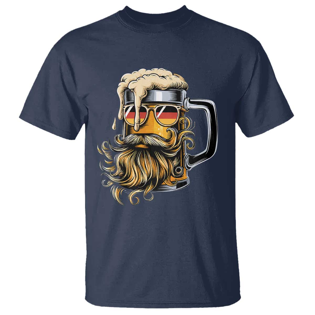 Funny Oktoberfest Beer Lover Gift T Shirt Cool German Beer Mug