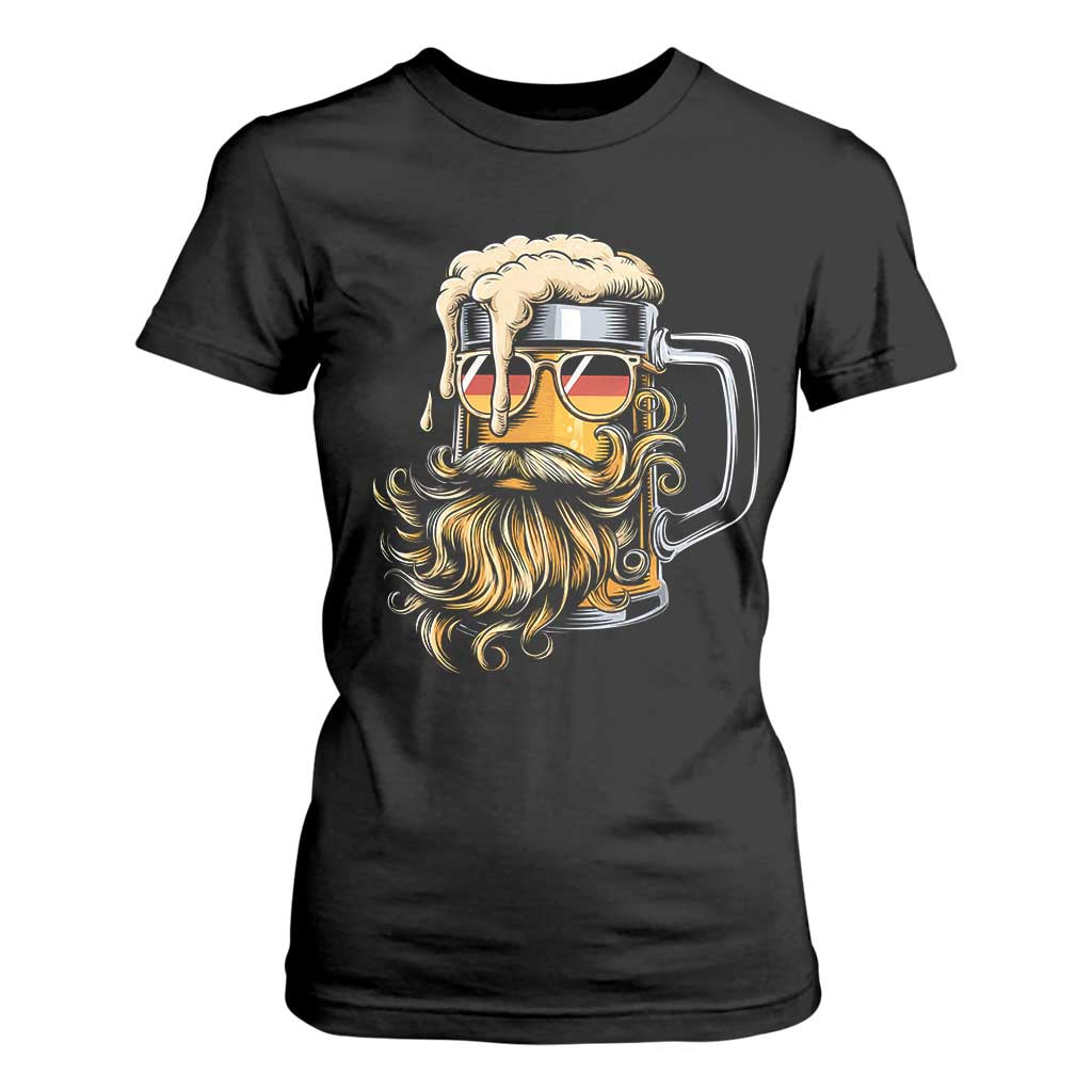 Funny Oktoberfest Beer Lover Gift T Shirt For Women Cool German Beer Mug