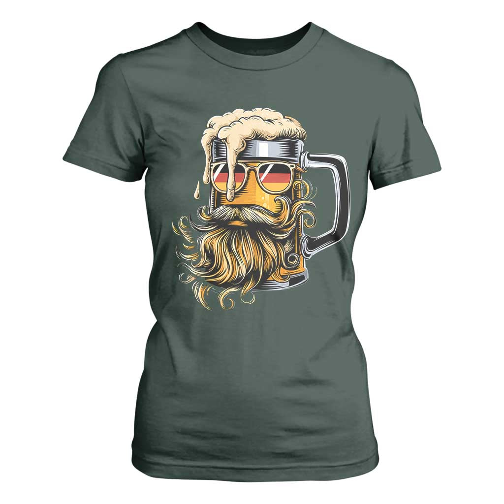 Funny Oktoberfest Beer Lover Gift T Shirt For Women Cool German Beer Mug