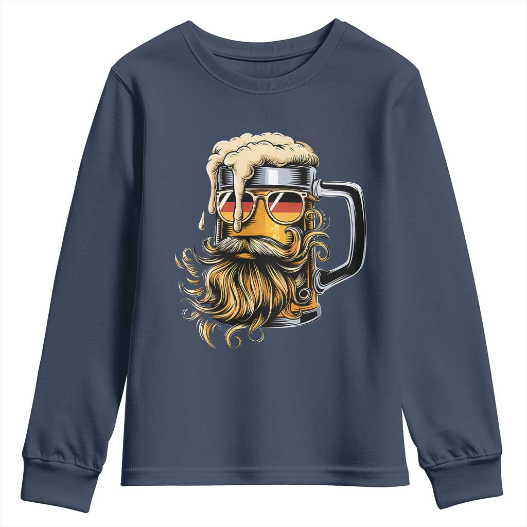 Funny Oktoberfest Beer Lover Gift Youth Sweatshirt Cool German Beer Mug
