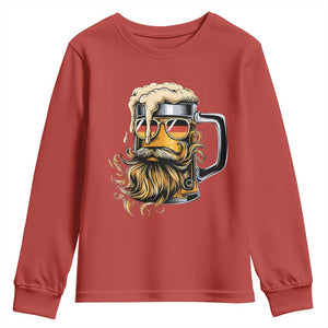 Funny Oktoberfest Beer Lover Gift Youth Sweatshirt Cool German Beer Mug