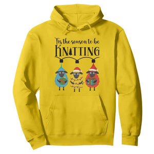 Tis The Season To Be Knitting Hoodie Christmas Gift TS12 Daisy Print Your Wear