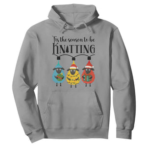 Tis The Season To Be Knitting Hoodie Christmas Gift TS12 Sport Gray Print Your Wear