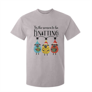 Tis The Season To Be Knitting T Shirt For Kid Christmas Gift TS12 Ice Gray Print Your Wear