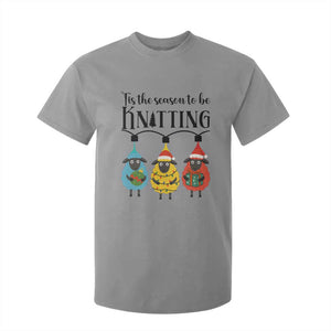 Tis The Season To Be Knitting T Shirt For Kid Christmas Gift TS12 Sport Gray Print Your Wear