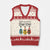 Tis The Season To Be Knitting V-Neck Knit Sweater Vest Xmas Gift TS12 Beige Red Print Your Wear