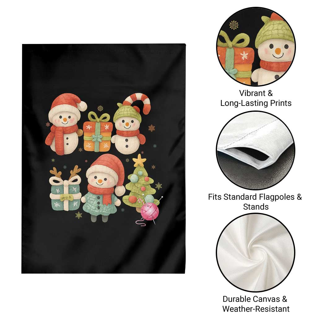 Crochet Christmas Garden Flag Funny Xmas Gift For Crocheter TS12 Print Your Wear