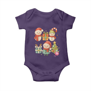 Crochet Christmas Baby Onesie Funny Xmas Gift For Crocheter TS12 Purple Print Your Wear