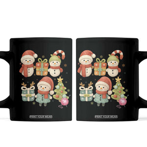 Crochet Christmas Coffee Mug Funny Xmas Gift For Crocheter TS12 Black Print Your Wear