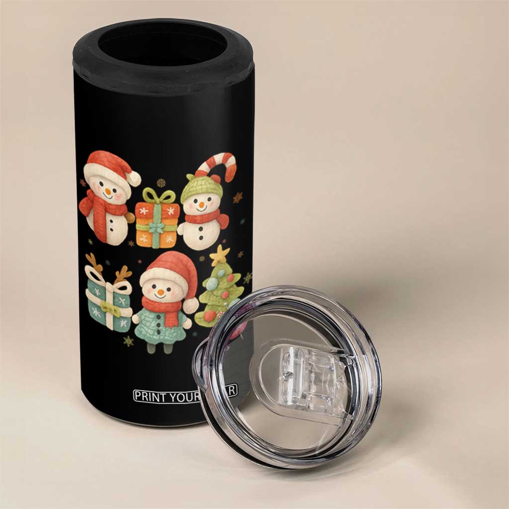 Crochet Christmas 4 in 1 Can Cooler Tumbler Funny Xmas Gift For Crocheter TS12 Print Your Wear