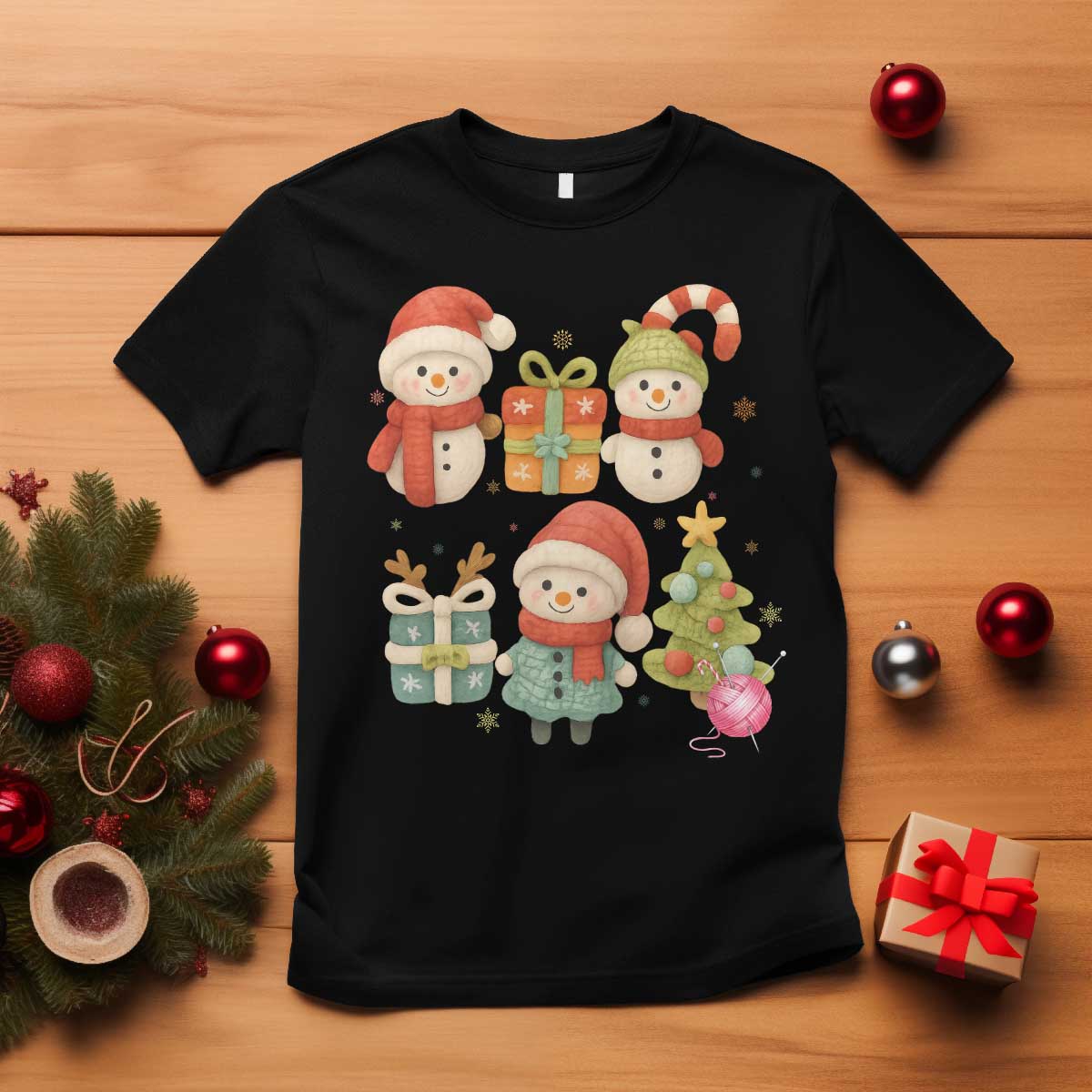 Crochet Christmas T Shirt Funny Xmas Gift For Crocheter - Print Your Wear