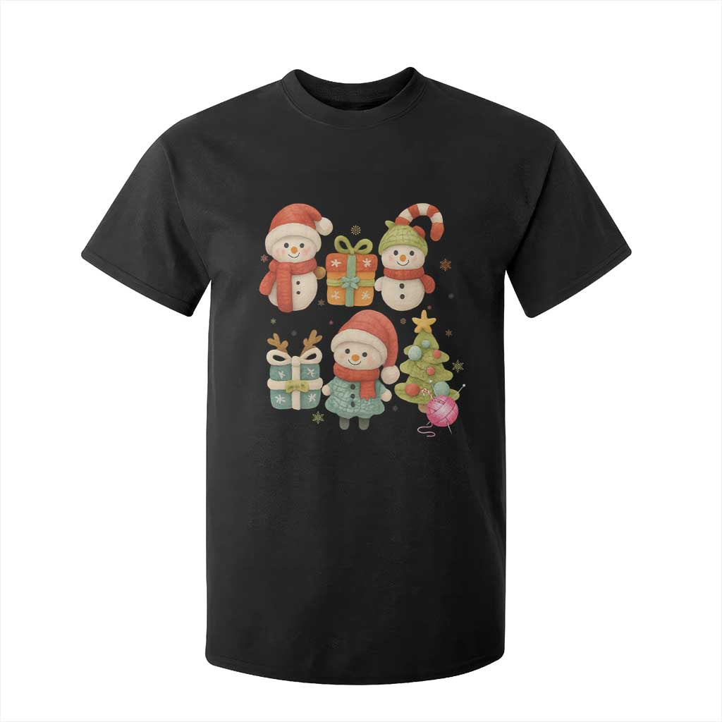 Crochet Christmas T Shirt For Kid Funny Xmas Gift For Crocheter TS12 Black Print Your Wear