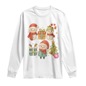 Crochet Christmas Long Sleeve Shirt Funny Xmas Gift For Crocheter TS12 White Print Your Wear
