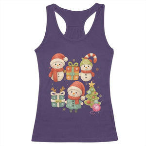Crochet Christmas Racerback Tank Top Funny Xmas Gift For Crocheter TS12 Purple Print Your Wear