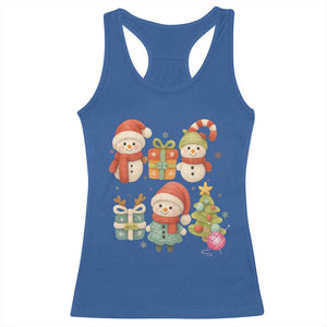Crochet Christmas Racerback Tank Top Funny Xmas Gift For Crocheter TS12 Royal Blue Print Your Wear