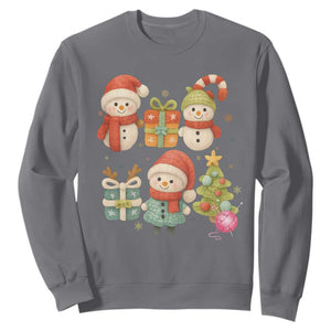 Crochet Christmas Sweatshirt Funny Xmas Gift For Crocheter TS12 Charcoal Print Your Wear