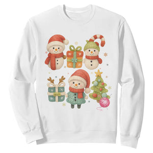 Crochet Christmas Sweatshirt Funny Xmas Gift For Crocheter TS12 White Print Your Wear