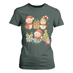 Crochet Christmas T Shirt For Women Funny Xmas Gift For Crocheter TS12 Dark Forest Green Print Your Wear