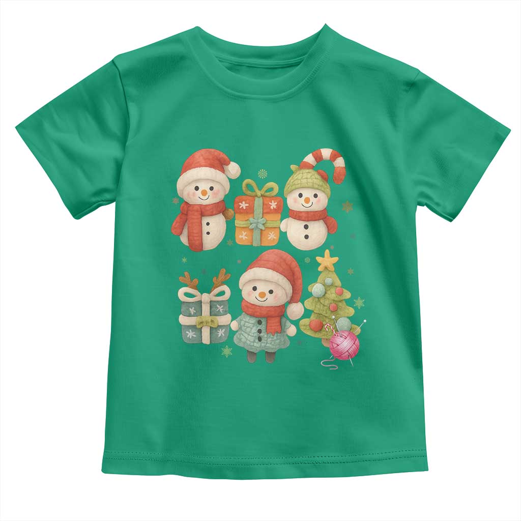 Crochet Christmas Toddler T Shirt Funny Xmas Gift For Crocheter TS12 Irish Green Print Your Wear