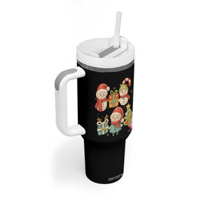 Crochet Christmas Tumbler With Handle Funny Xmas Gift For Crocheter TS12 Print Your Wear