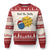 Knit The Halls Ugly Christmas Sweater Funny Knitters Xmas Gift TS12 Beige Red Print Your Wear