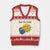 Knit The Halls V-Neck Knit Sweater Vest Funny Knitters Xmas Gift TS12 Beige Red Print Your Wear