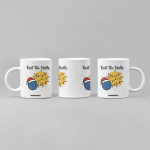 Knit The Halls Coffee Mug Funny Knitters Christmas Gift TS12 Print Your Wear