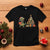 Christmas Dinosaur Knitting T Shirt Funny Yarn Tree Gift - Print Your Wear