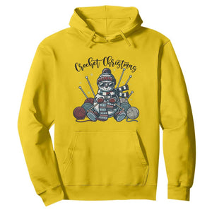 Crochet Christmas Hoodie Funny Snowman Crocheting Gift TS12 Daisy Print Your Wear