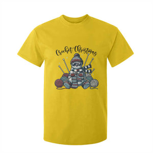 Crochet Christmas T Shirt For Kid Funny Snowman Crocheting Gift TS12 Daisy Print Your Wear