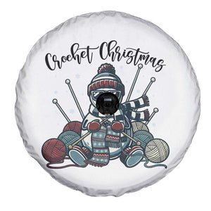 Crochet Christmas Spare Tire Cover Funny Snowman Crocheting Gift TS12 Print Your Wear
