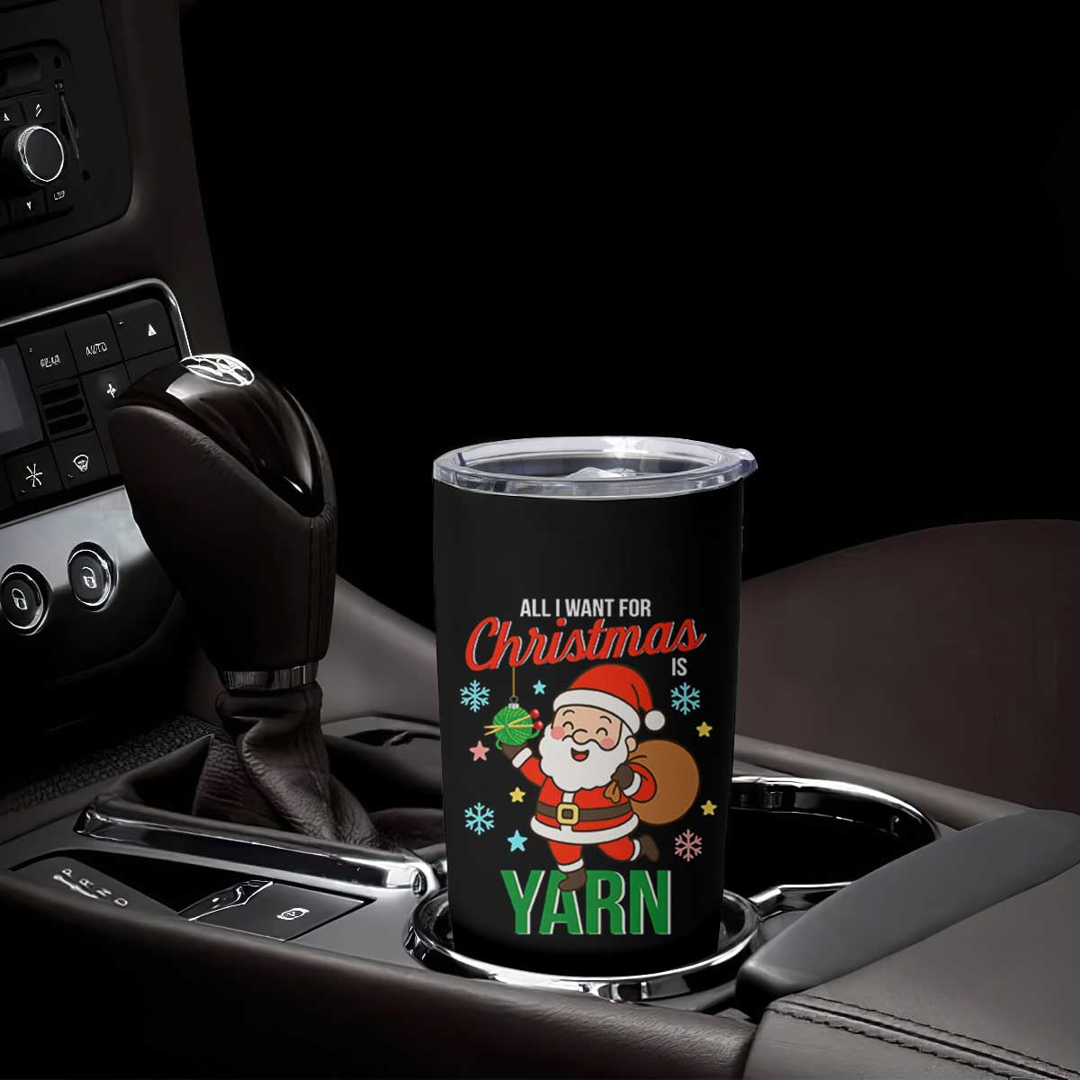 All I Want For Christmas Is Yarn Tumbler Cup Knitting Christmas TS12 Print Your Wear