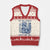 In My Feral Knitting Era V-Neck Knit Sweater Vest Raccoon Yarn Lover TS12 Beige Red Print Your Wear