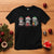 Christmas Raccoon Knitting T Shirt Funny Holiday Yarn Gift - Print Your Wear