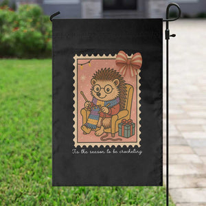 Cute Hedgehog Knitting Garden Flag Christmas Holiday Gift TS12 Print Your Wear