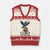 F Caw F I Am Knitting V-Neck Knit Sweater Vest Funny Raven Gift For Knitter TS12 Beige Red Print Your Wear