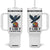 F Caw F I Am Knitting Tumbler With Handle Funny Raven Gift For Knitter TS12 One Size: 40 oz White Print Your Wear