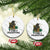 Raven F Caw F I Am Knitting Ceramic Ornament Funny Knitter Gift TS12 1pc White Marble Print Your Wear