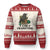 Raven F Caw F I Am Knitting Ugly Christmas Sweater Funny Knitter Gift TS12 Beige Red Print Your Wear